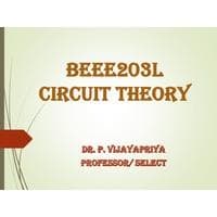 19-Second Order Circuits Circuit Theory BEEE203L