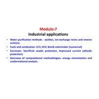 Water Purification Engineering Chemistry BCHY101L
