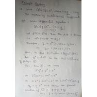 Sol. of 2nd order LDEs Differential Equations and Transform-BMAT102L