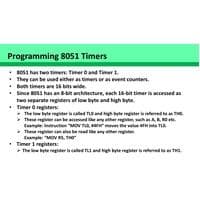 22 8051 timers Microprocessors and Microcontrollers-BECE204L