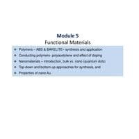 Polymers Engineering Chemistry BCHY101L