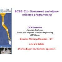 Polymorphism - Dynamic 2 Structured and Object-Oriented Programming-BCSE102L