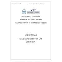 Lab Manual Engineering Physics Lab-BPHY101P