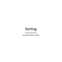 Bubble sort Data Structures and Algorithms-BCSE202L(1)