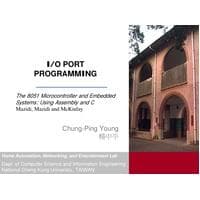 20 IO ports Microprocessors and Microcontrollers-BECE204L