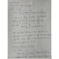 Relation between Fourier and Laplace Transform Differential Equations and Transform-BMAT102L