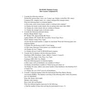 Database Systems Practice Questions 3