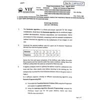 Design and Analysis of Algorithms