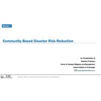 Community based disasters Natural Disaster Mitigation and Management-BCLE212L