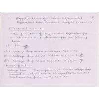 Applications of linear differential equations Differential Equations and Transform-BMAT102L